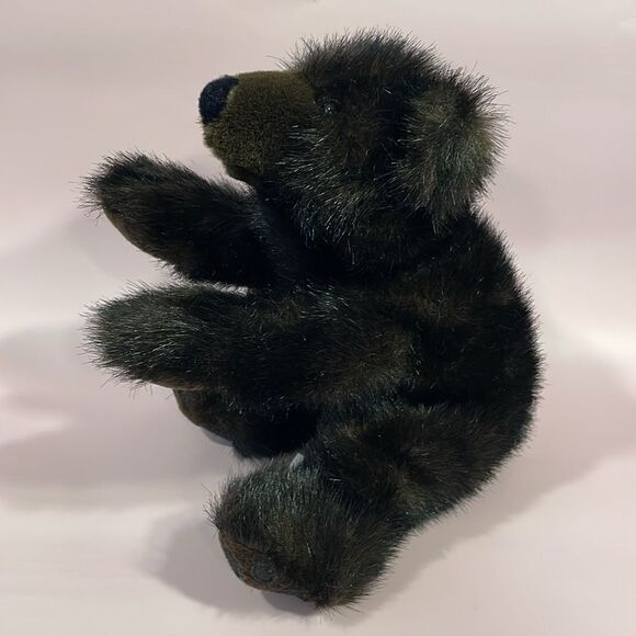 Vintage Russ Berrie Ontario Parks Black/Brown Ursa the Bear 10” Excellent Con… - Picture 2 of 10